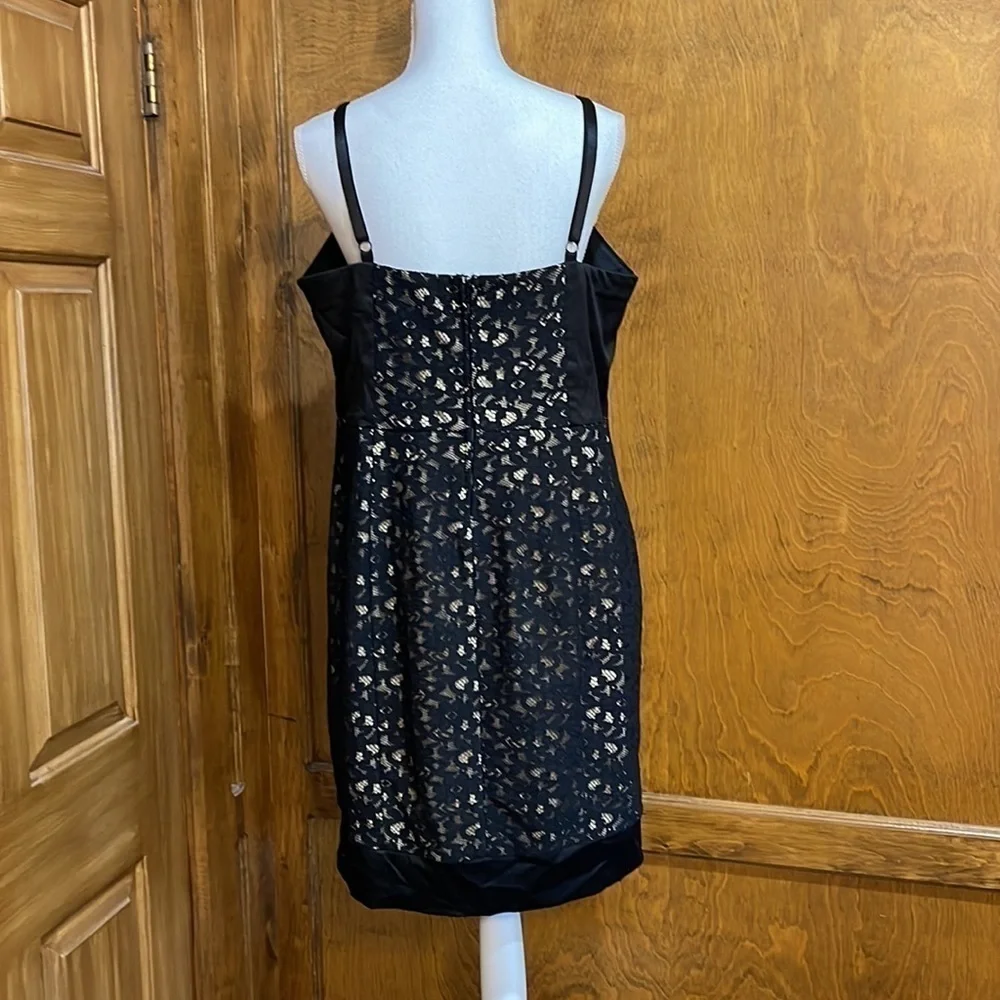 Torrid Black Lace Dress with Nude Lining - NWT - Picture 5 of 8